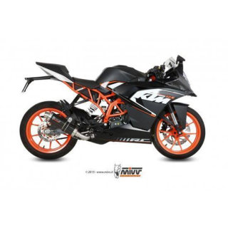 Auspuff MIVV GP STEEL BLACK Full sys. 1x1 e SPORT KTM RC 125 14 KT.016.LXB