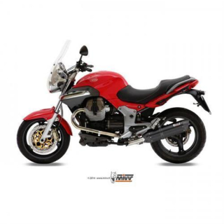 Auspuff MIVV SUONO STEEL BLACK SLIP ON e * SPORT MOTO GUZZI BREVA 1100 05 M.007.L9
