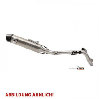 Auspuff MIVV OVAL ST. STEEL carbon cap Full sys. 1x1 HONDA CRF 450 09 10 M.HO.026.SXC.F