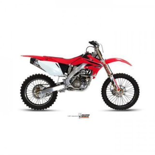 Auspuff MIVV OVAL ST. STEEL carbon cap Full sys. 1x1 HONDA CRF 250 08 09 M.HO.028.SXC.F