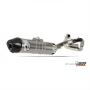 Auspuff MIVV OVAL ST. STEEL carbon cap Full sys. 1x1...