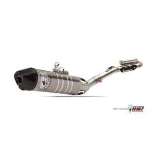 Auspuff MIVV OVAL ST. STEEL carbon cap Full sys. 1x1 KAWASAKI KX 250 F 09 10 M.KA.015.SXC.F