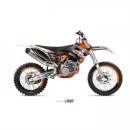 Auspuff MIVV OVAL ST. STEEL carbon cap Full sys. 1x1 KTM...