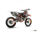 Auspuff MIVV OVAL ST. STEEL carbon cap Full sys. 1x1 KTM...