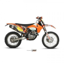 Auspuff MIVV OVAL ST. STEEL carbon cap Full sys. 1x1 KTM...