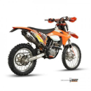 Auspuff MIVV OVAL ST. STEEL carbon cap Full sys. 1x1 KTM...