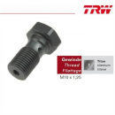 TRW,Hohlschraube kurz M10x1,25 / Titan / Aluminium, MCH901T