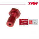 TRW,Hohlschraube kurz M10x1,0 Brembo / Rot / Alu, MCH911R