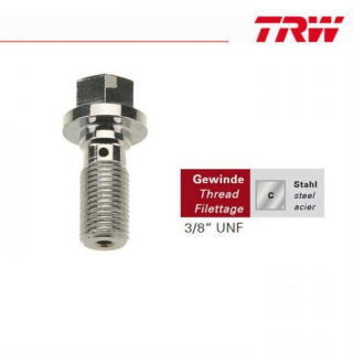 TRW,Hohlschraube 3/8" UNF / Chrom / Stahl, MCH931C
