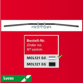 TRW Stahllenker Dragbar Long Stahl verchromt 7 8 Zoll 22MM Breite: 895mm MCL121SC