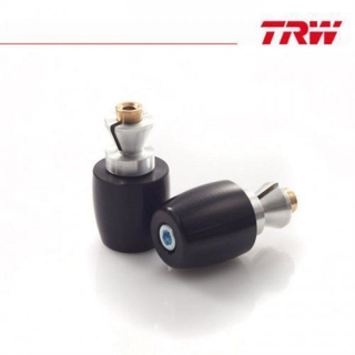 TRW,Lenkerenden Stahl Classic Design, schwarz, *** für Lenker mit einem IØ=18 mm ***, MCL217-SS