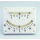 Kunststoff clinometer Krängungsmesser bis 45°, 2 Skalen, 10,1 x 8.26cm, 99983