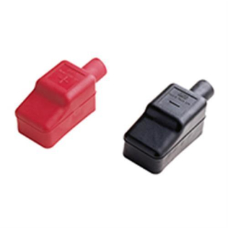 Lalizas Schutzabdeckungen für Batteriepole Batteriepolabdeckung 2er-Set rot schwarz, 43760