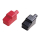 Lalizas Schutzabdeckungen für Batteriepole Batteriepolabdeckung 2er-Set rot schwarz, 43760
