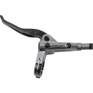 SHIMANO Bremshebel DEORE Trekking BL-T6000, Links, I-Spec II, Silber, Gerade E-BLT6000LS