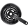SHIMANO Kurbelgarnitur DEORE Trekking FC-T6010 3x10, 175 mm, 48-36-26 Z., Schwarz, nicht E-FCT6010EX866CL