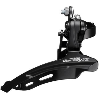 SHIMANO Umwerfer TOURNEY TZ FD-TZ500 6/7-fach DOWN SWING, Schelle hoch, 31,8 mm, Down-Pu E-FDTZ500DSDM6