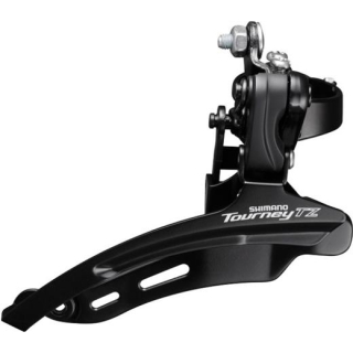 SHIMANO Umwerfer TOURNEY TZ FD-TZ510 6/7-fach DOWN SWING, Schelle hoch, 28,6  mm, mit Ada E-FDTZ510DSDS6