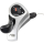 SHIMANO Daumenschalter TOURNEY SL-TX50, Links, 3-fach (SIS), Schelle, Schwarz/Silber, In E-SLTX50LSBT