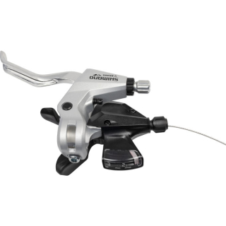 SHIMANO Schalthebel / Bremshebel ST-M310 2 Finger, links, 3-fach, Schwarz/Silber, 2 Finger, in E-STM3102LSBST