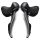 SHIMANO Schalthebel / Bremshebel CLARIS ST-R2000/-R2030, Paar, 2x8-fach, Grau, inkl. Zug und H E-STR2000DPA