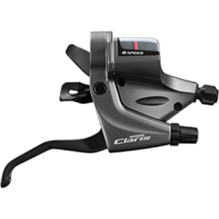 SHIMANO Schalthebel / Bremshebel CLARIS ST-RS200/-RS203, rechts, 8-fach, Grau, 2,5 Finger, ink E-STRS200RCA
