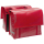 New Looxs 2ER RADTASCHE CAMEO BISONYL RED 46L BISONYL 39X33X18CM(X2) FA003485011