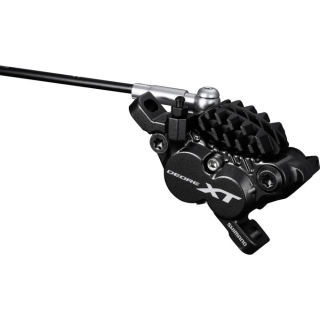 SHIMANO Bremssattel DEORE XT BR-M8020, VR oder HR, PM, H01A Resin m. Kühlrippen, Schwarz I-BRM8020MPRF
