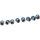 SHIMANO Y-L8498050, Pedalstifte für PD-T8000, PD-T8000, Größe S, 8 Stück Y-L8498050