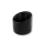 IRONHEAD Endkappe Slashed, schwarz, für Dämpfer mit D=88mm, 078-0160B