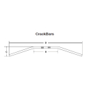 FEHLING Crack-Bar, 850 mm chrom, 150-554