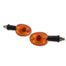 Blinker, oval, schwarz, 202-219