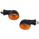 SHIN YO Mini-Blinker, oval, schwarz, 202-223
