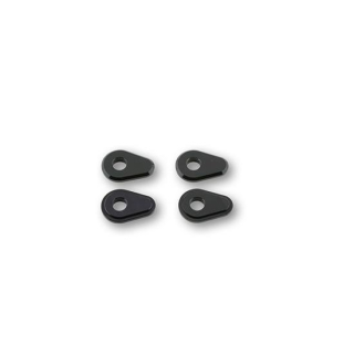 SHIN YO Alu Montageplatten INDY SPACER für YAMAHA MT 07/09/10, Set, 207-140