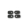 SHIN YO Montageplatten INDY SPACER für div. KAWASAKI Z750/,ZX10R,ER6 F/N, schwarz, Set, 207-145