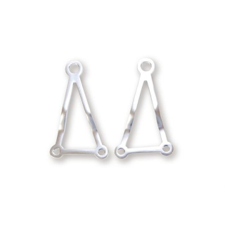 SHIN YO Alu Lampenhalter, filigran, poliert, 220-807