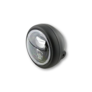 HIGHSIDER 5 3/4 Zoll LED-Scheinwerfer PECOS TYP 7 mit Standlichtring, schwarz matt, 223-223