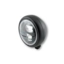 HIGHSIDER 5 3/4 Zoll LED-Scheinwerfer PECOS TYP 7 mit Standlichtring, schwarz matt, 223-225