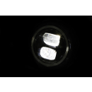 HIGHSIDER 5 3/4 Zoll LED-Scheinwerfer PECOS TYP 7 mit Standlichtring, chrom, 223-226