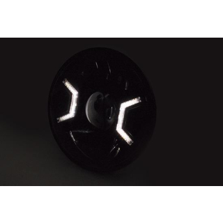 HIGHSIDER LED-Hauptscheinwerfereinsatz Typ 2, 7 Zoll, schwarz, 226-013