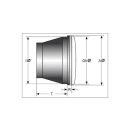 HIGHSIDER LED-Hauptscheinwerfereinsatz Typ 2, 7 Zoll,...