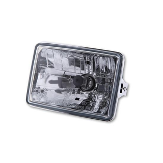 H4 Einsatz 130 x 90mm, Klarglas 12V 60/55W, Standlicht., E gepr., 226-139