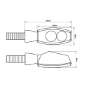 KOSO LED Rück-, Bremslicht, Blinker INFINITY,...