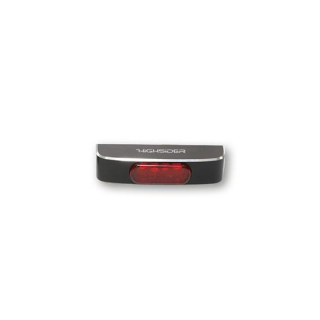 HIGHSIDER CONERO T2 LED Rücklicht, rotes Glas, 255-168