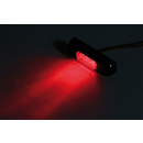 HIGHSIDER CONERO T2 LED Rücklicht, rotes Glas, 255-168