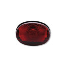 SHIN YO Universal Rücklicht OVAL, rotes Glas, 255-700