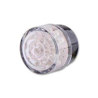 SHIN YO Einsatz LED-Mini-Rücklicht BULLET, rund, Glas transparent, 255-850