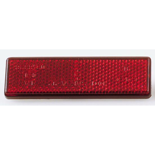 Rückstrahler, eckig/selbstklebend, E-geprüft, 90x25 mm, 259-195