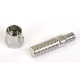 Gewindestück M10, verchromt, 304-001