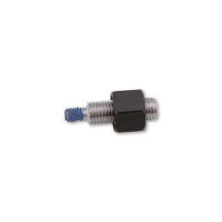 HIGHSIDER Spiegeladapter M10 x 1.25 mm auf M6, schwarz, 304-060